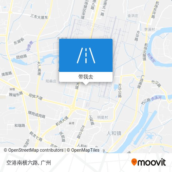 空港南横六路地图