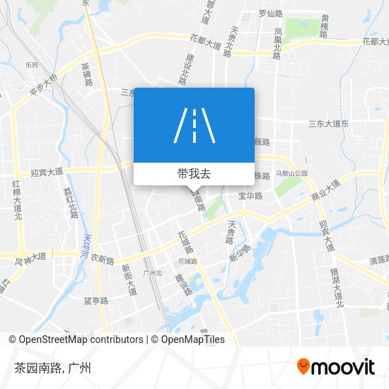 茶园南路地图