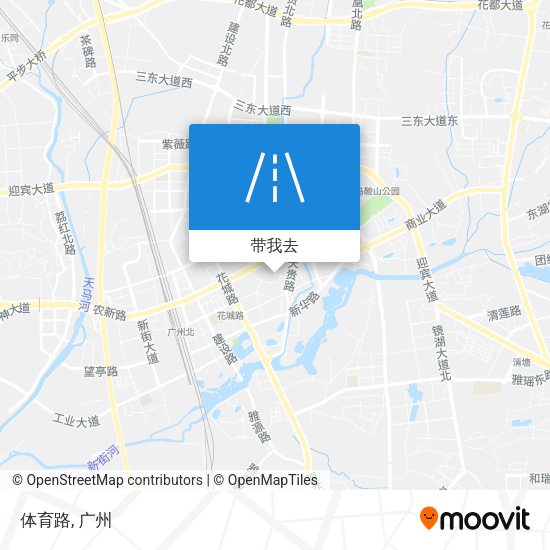体育路地图