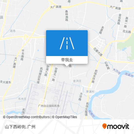 山下西岭街地图