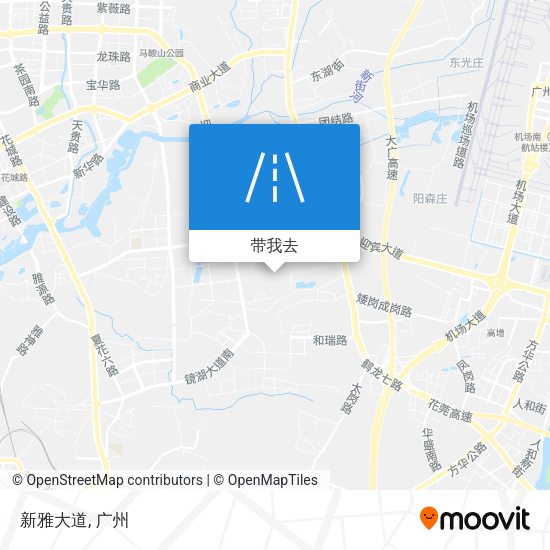 新雅大道地图