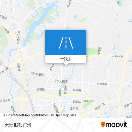 天贵北路地图