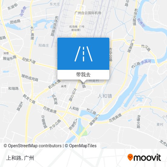 上和路地图