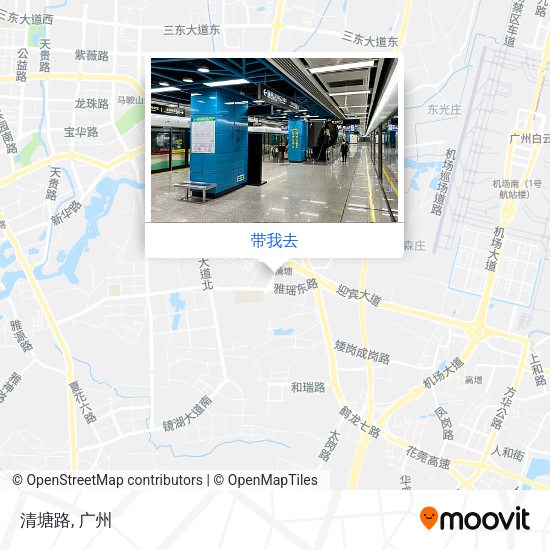 清塘路地图
