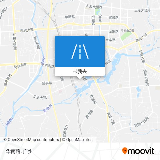 华南路地图