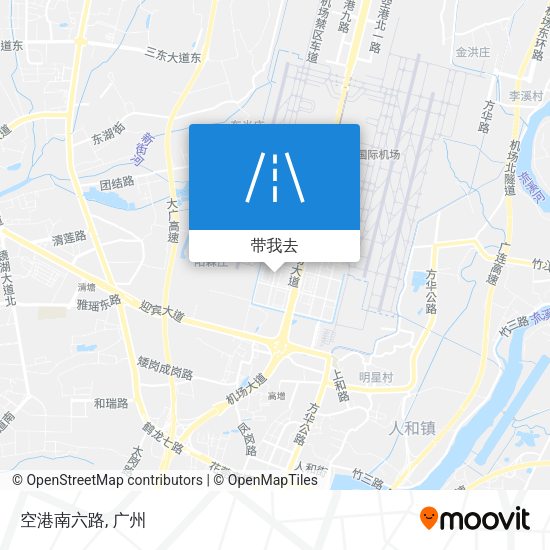 空港南六路地图