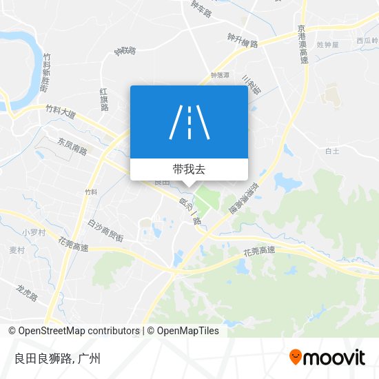 良田良狮路地图