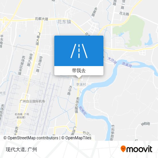 现代大道地图