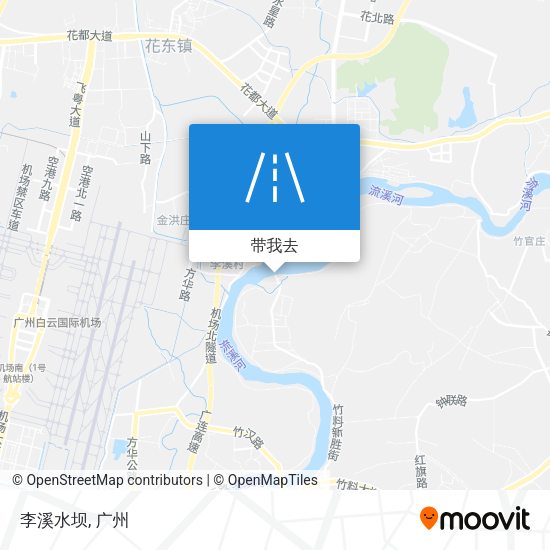 李溪水坝地图