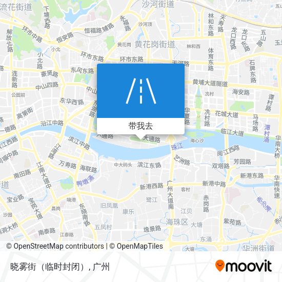 晓雾街（临时封闭）地图