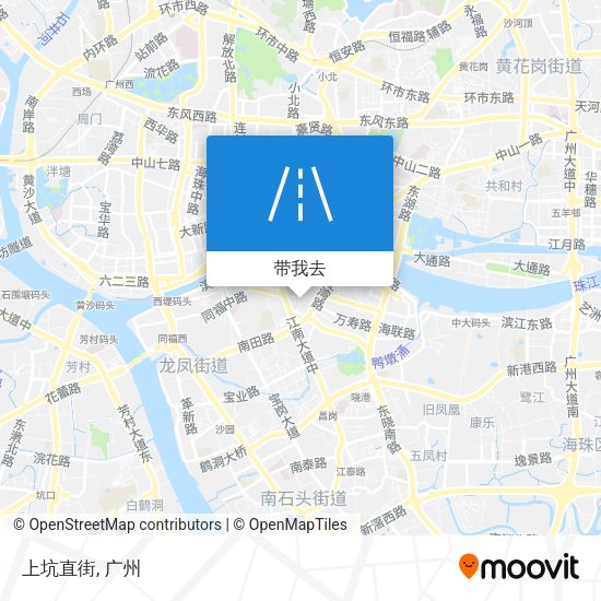 上坑直街地图