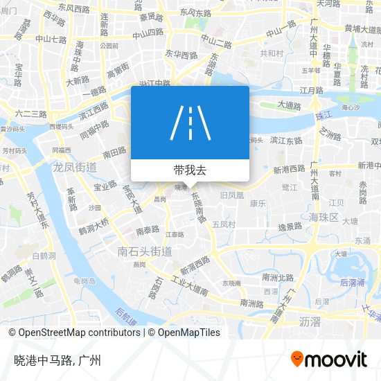晓港中马路地图