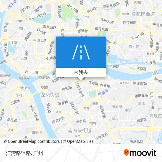 江湾路辅路地图