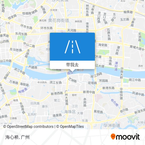 海心桥地图