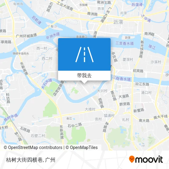 桔树大街四横巷地图