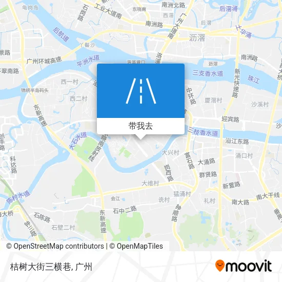 桔树大街三横巷地图
