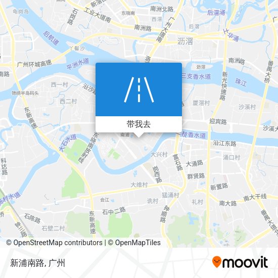 新浦南路地图