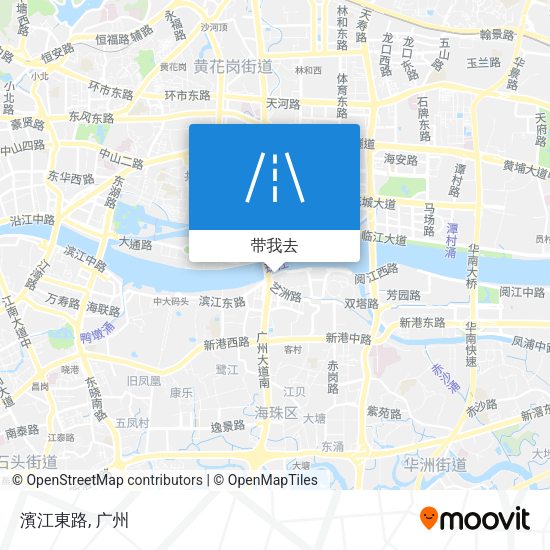 濱江東路地图