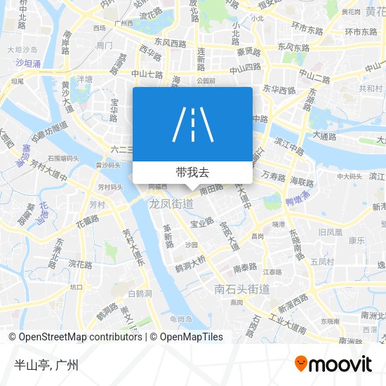 半山亭地图