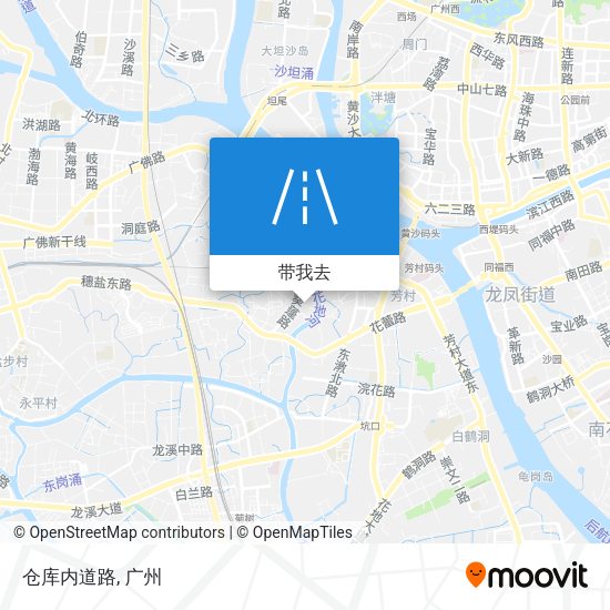 仓库内道路地图