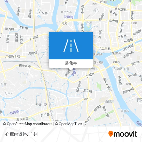 仓库内道路地图