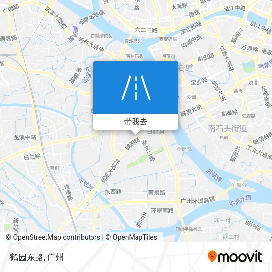 鹤园东路地图