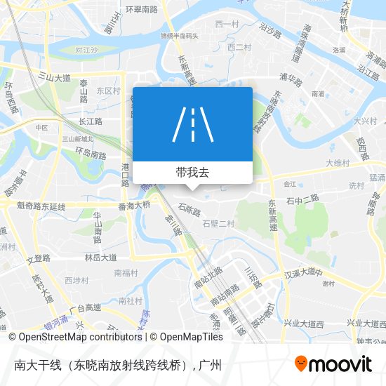 南大干线（东晓南放射线跨线桥）地图