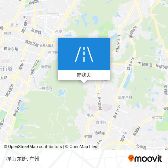 握山东街地图