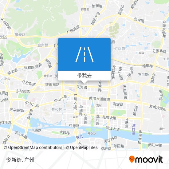 悦新街地图