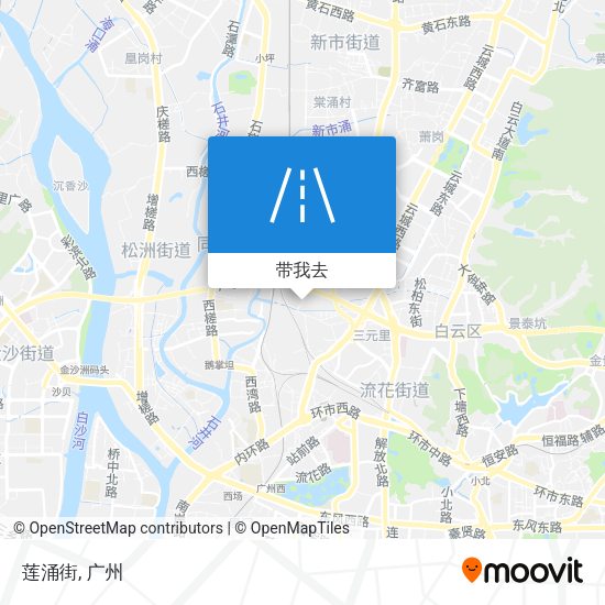 莲涌街地图