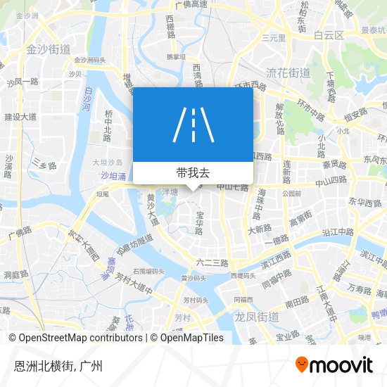 恩洲北横街地图