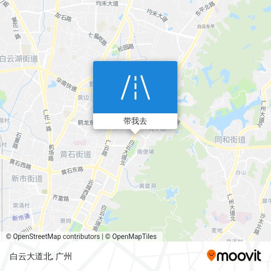 白云大道北地图
