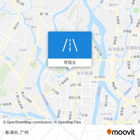 春满街地图