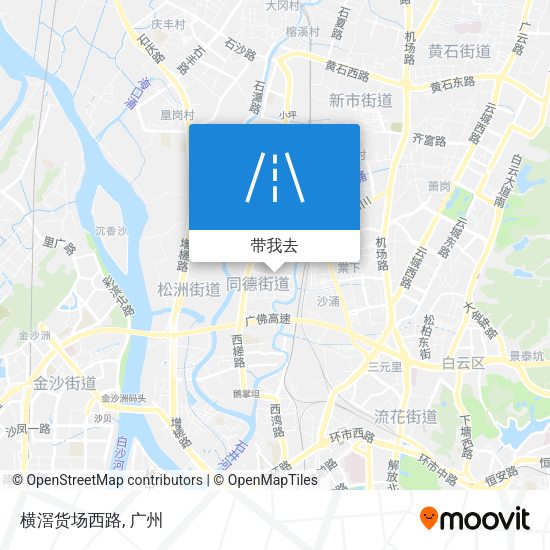 横滘货场西路地图