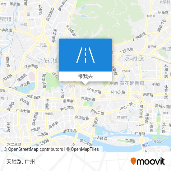 天胜路地图
