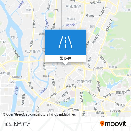 前进北街地图