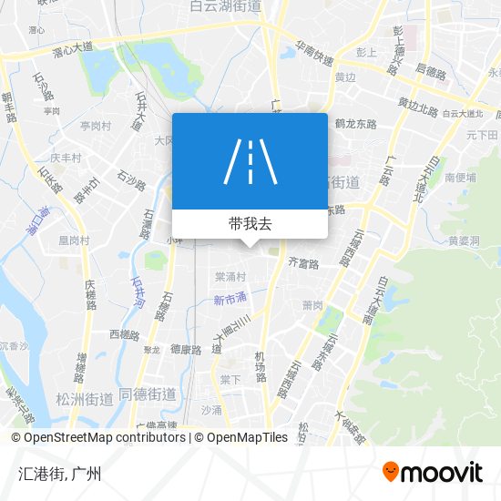 汇港街地图