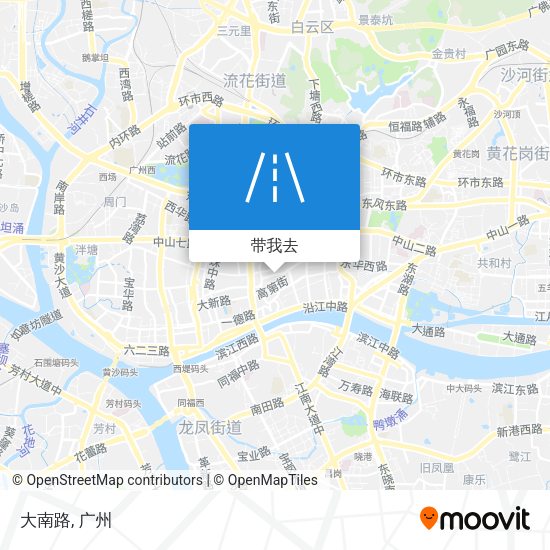 大南路地图