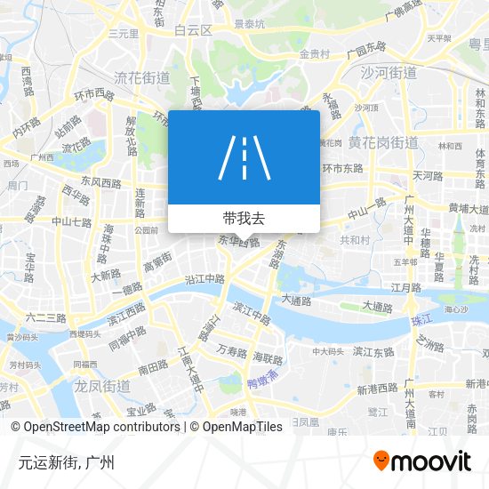 元运新街地图