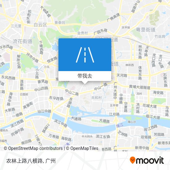 农林上路八横路地图