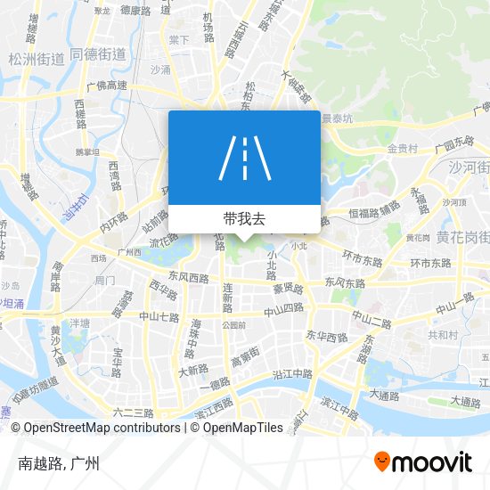 南越路地图