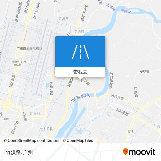 竹汉路地图