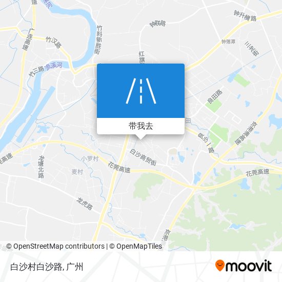 白沙村白沙路地图