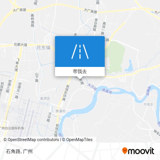 石角路地图