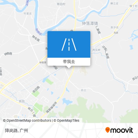 障岗路地图