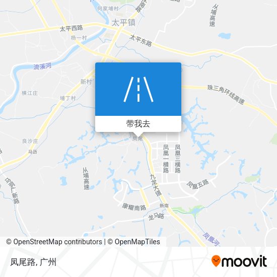 凤尾路地图