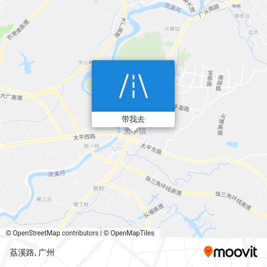 荔溪路地图