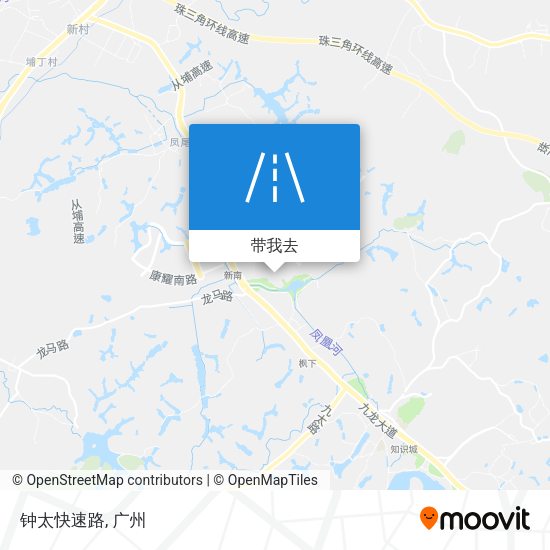 钟太快速路地图