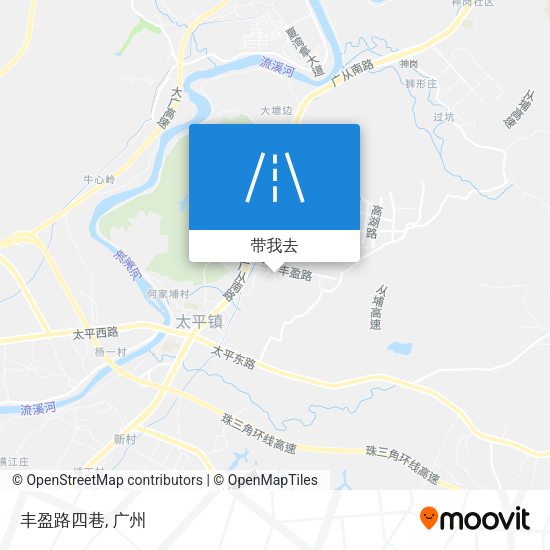 丰盈路四巷地图