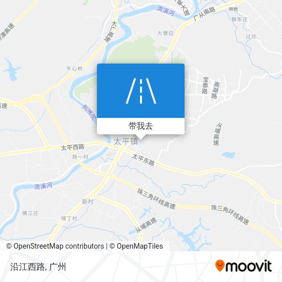 沿江西路地图